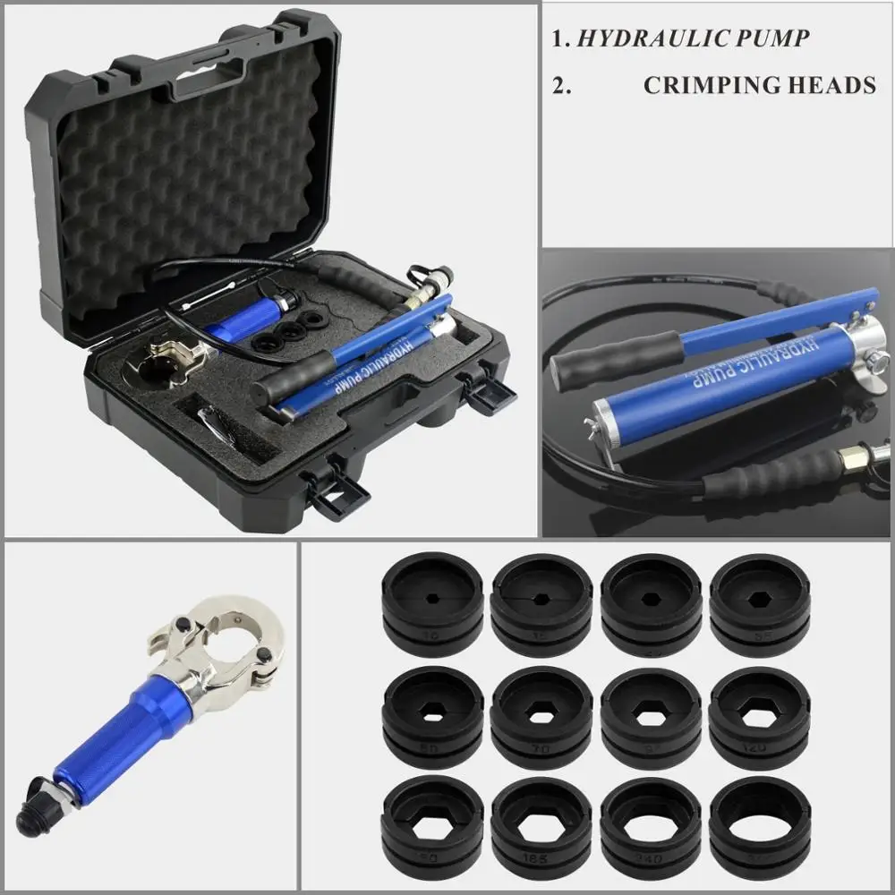 Инструменты для обжима гидравлического кабеля с ручным насосом 10-300 мм2 |
