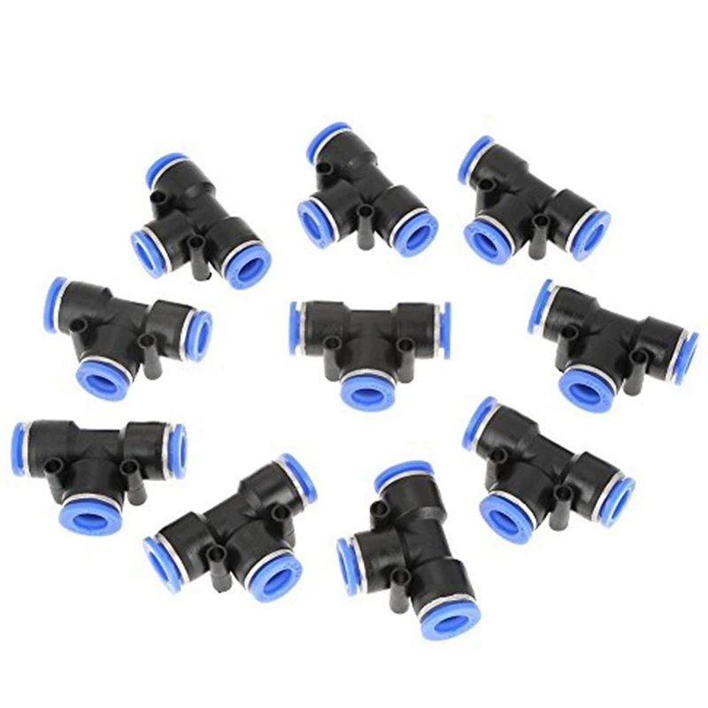 100Pcs/Pack PE Pneumatic Fittings Quick Joint Fittings Quick Connectors T Type 3-Way for 6mm Tube
100Pcs/Pack PE Pneumatic Fittings Quick Joint Fittings Quick Connectors T Type 3-Way for 6mm Tube