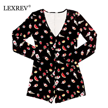 Food Print Pajama For Adults Sexy Onesie Ladies Sleepwear One Piece Jumpsuit Pajamas Nightwear Sexy Nighties
Food Print Pajama For Adults Sexy Onesie Ladies Sleepwear One Piece Jumpsuit Pajamas Nightwear Sexy Nighties