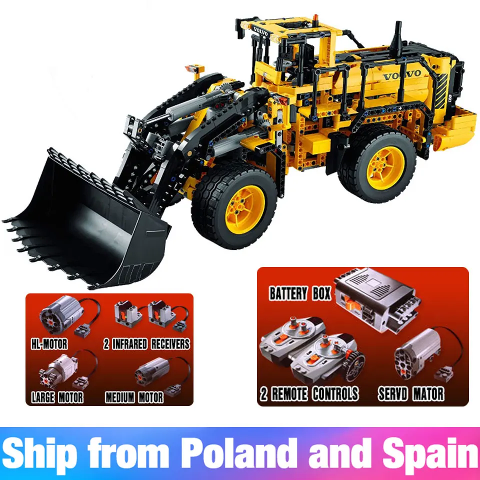 20006 Technic Series Volvo L350F Wheel Loader Model 1636Pcs Building Set Blocks Bricks Toys Gifts Compatible with LEGO 42030
20006 Technic Series Volvo L350F Wheel Loader Model 1636Pcs Building Set Blocks Bricks Toys Gifts Compatible with LEGO 42030
