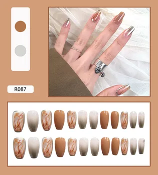 Online Celebrity Wearing a Deconstructable Magic Mirror Smudge Manicure Patch Finished Product Nail Patch Patch Worn Manicure
Online Celebrity Wearing a Deconstructable Magic Mirror Smudge Manicure Patch Finished Product Nail Patch Patch Worn Manicure
