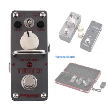 AROMA ATR-3 Twister Analog Flanger Electric Guitar Effect Pedal Mini Single Effect with True Bypass
AROMA ATR-3 Twister Analog Flanger Electric Guitar Effect Pedal Mini Single Effect with True Bypass