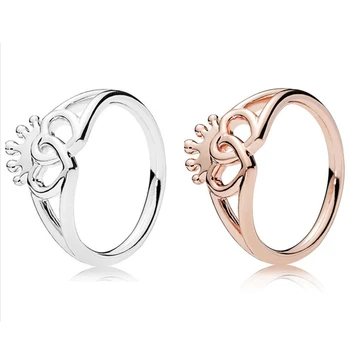 Simple Style 925 Sterling Silver Ring Two Hearts Connected Crown 2 Colors Popular Suitable For Original Female Ring Jewelry
Simple Style 925 Sterling Silver Ring Two Hearts Connected Crown 2 Colors Popular Suitable For Original Female Ring Jewelry
