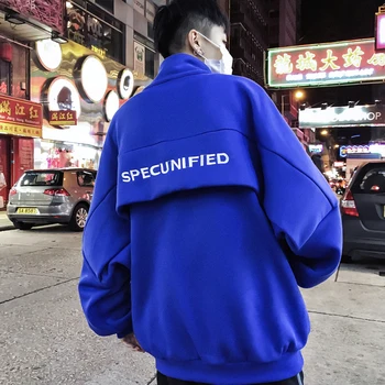 Men's Sweatshirt 2019 Autumn and Winter New Stand Collar Loose Plus Velvet Letter Embroidered Sweatshirt Youth Trend Men's Wear
Men's Sweatshirt 2019 Autumn and Winter New Stand Collar Loose Plus Velvet Letter Embroidered Sweatshirt Youth Trend Men's Wear