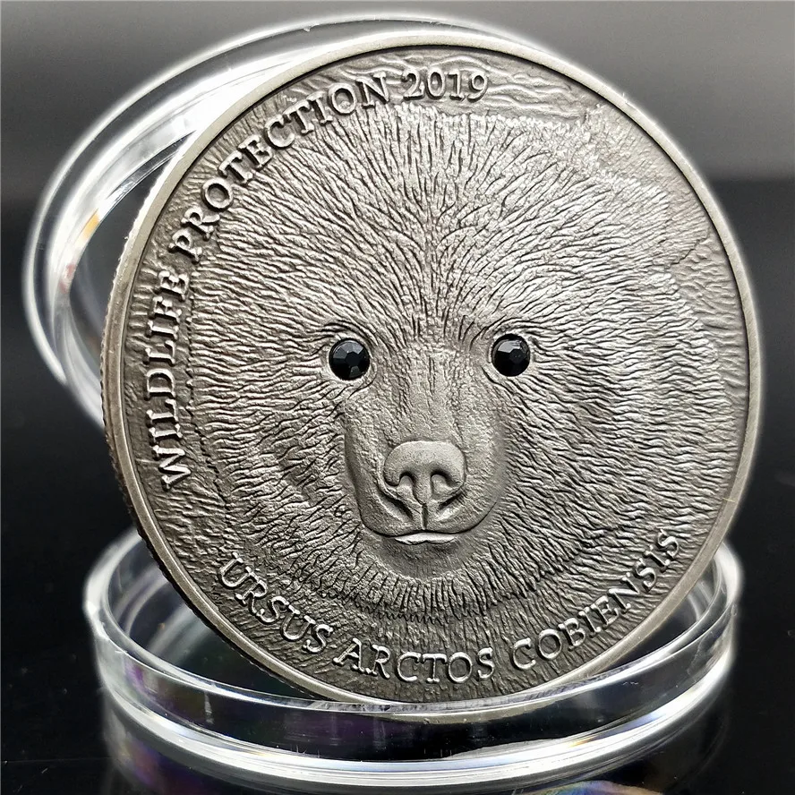 NEW Animal Commemorative Coin Foreign Currency Mongolian Coin Relief Commemorative Coin Smart Eyes Dumb Gobi Bear
NEW Animal Commemorative Coin Foreign Currency Mongolian Coin Relief Commemorative Coin Smart Eyes Dumb Gobi Bear