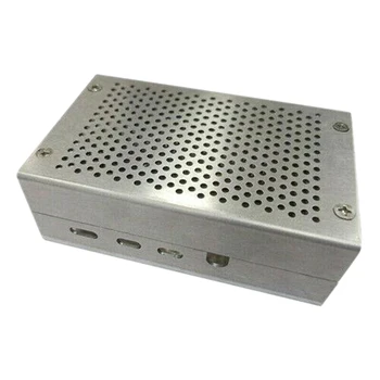 Metal Enclosure Protective Box Shell Case Aluminum Alloy Case for Raspberry Pi 4(Silver)
Metal Enclosure Protective Box Shell Case Aluminum Alloy Case for Raspberry Pi 4(Silver)