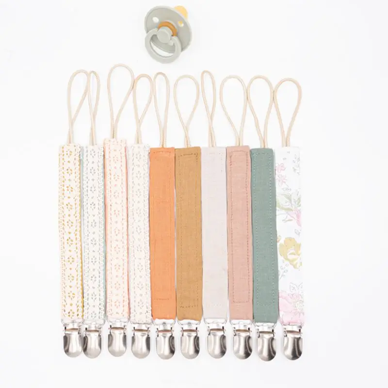 Cotton Linen Pacifier Clips Chain Dummy Clip Pacifier Holder Nipple Soother Chain For Infant Baby Feeding
Cotton Linen Pacifier Clips Chain Dummy Clip Pacifier Holder Nipple Soother Chain For Infant Baby Feeding