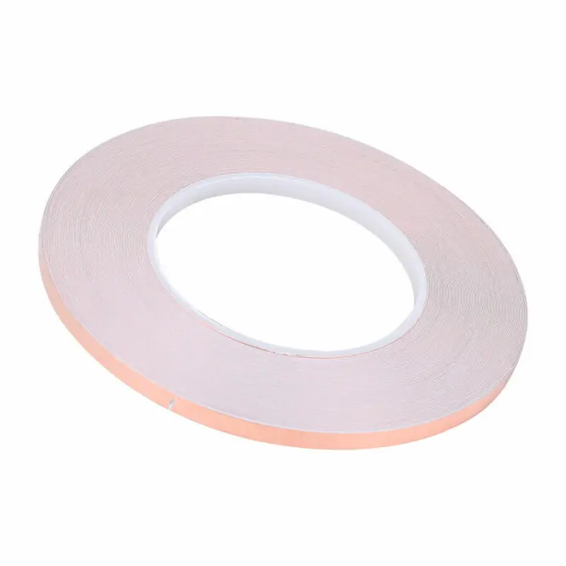 1 roll of 6MMx50m/roll of single-layer conductive copper foil ribbon tape high temperature tape E shielding heat-resistant tape
1 roll of 6MMx50m/roll of single-layer conductive copper foil ribbon tape high temperature tape E shielding heat-resistant tape