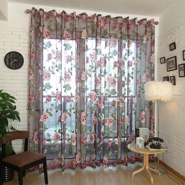 Flower Curtains Yarn Tulle Burnout Curtain Panel Window Curtain Screening for Living Room Furniture Cover Home Decor D20
Flower Curtains Yarn Tulle Burnout Curtain Panel Window Curtain Screening for Living Room Furniture Cover Home Decor D20