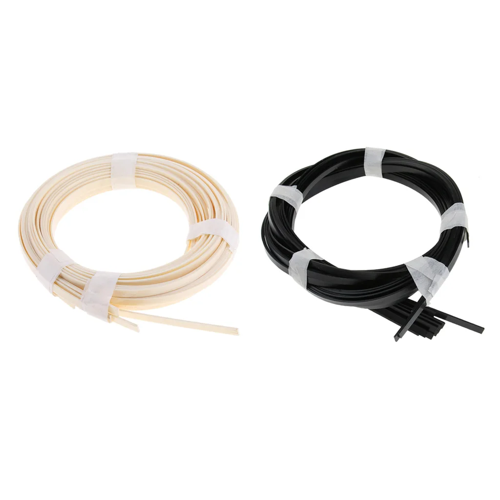 10pcs ABS Acoustic Guitar Binding Purfling Strip Body Edge Inlay Parts 10pcs ABS Acoustic Guitar Binding Purfling Strip Body Edge Inlay Parts