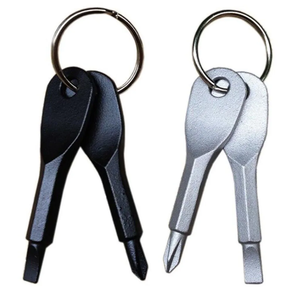 Фото Outdoor EDC Multi-Tool Screwdriver Key Ring key Gadget Camp Hike Portable Phillips Slotted Multi Mini Pocket Repair Tool  Спорт | Уличные инструменты (4000059190262)