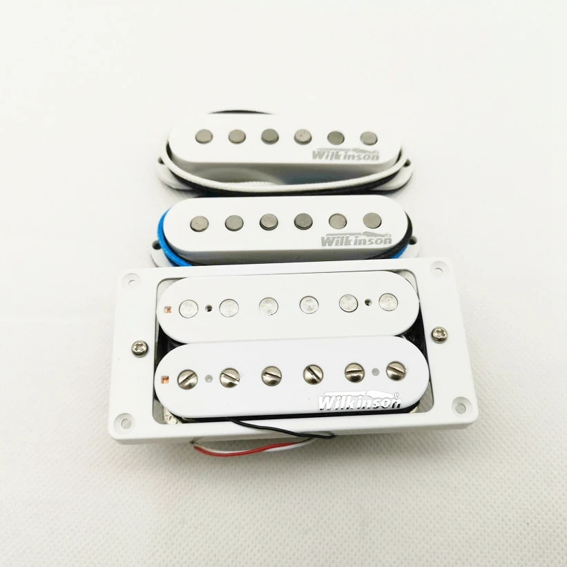 White Wilkinson WVH Alnico5 Electric Guitar Pickups SSH Humbucker Eleciric Guitar Pickups
White Wilkinson WVH Alnico5 Electric Guitar Pickups SSH Humbucker Eleciric Guitar Pickups