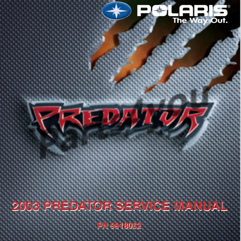 Руководство по эксплуатации Polaris Predator 500 английская версия | Автомобили и