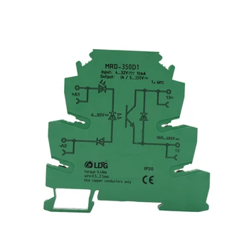 MRD-350D1 10pcs Voltage Relay Switch LED Indication 1A Input:5V 12V 24V DC Output: 12-350VDC SSR Interface Module Relay Din Rail
MRD-350D1 10pcs Voltage Relay Switch LED Indication 1A Input:5V 12V 24V DC Output: 12-350VDC SSR Interface Module Relay Din Rail