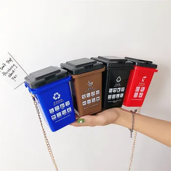 New Elegant Shoulder Bag Women Wild Simple Messenger Bag For Girls Cute Garbage Sorting Trash Can Creative Messenger Bag K725
New Elegant Shoulder Bag Women Wild Simple Messenger Bag For Girls Cute Garbage Sorting Trash Can Creative Messenger Bag K725