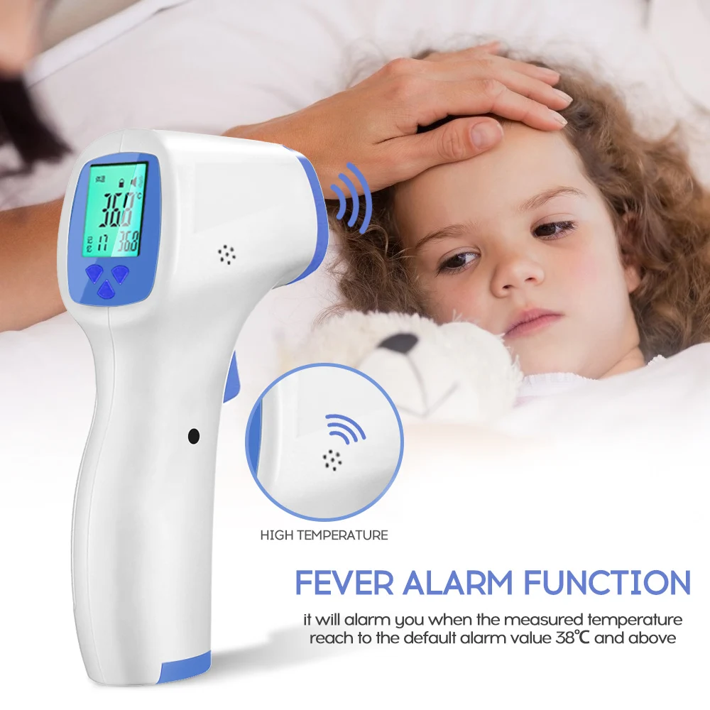 US Stock Infrared Thermometer Ear Forehead Thermometer Non Contact Body Temperature Fever Digital Measure Tool for Baby Adult
US Stock Infrared Thermometer Ear Forehead Thermometer Non Contact Body Temperature Fever Digital Measure Tool for Baby Adult