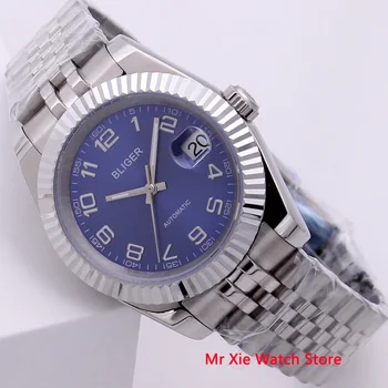 Bliger 40mm Automatic Watch Men Luxury Calendar Luminous Waterproof Sapphire Glass Stainless Steel Case Men's Mechanical Watch
Bliger 40mm Automatic Watch Men Luxury Calendar Luminous Waterproof Sapphire Glass Stainless Steel Case Men's Mechanical Watch