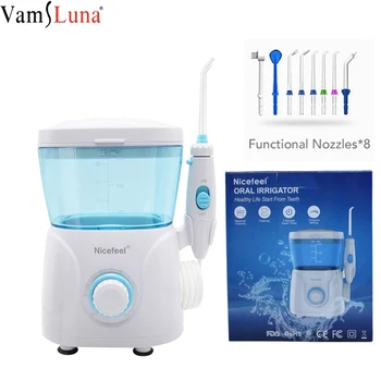 Electric Water Dental Flosser for Teeth With 600ml Capacity And 8 Multifunctional Tips Clean Oral Irrigator Teeth Cleaning
Electric Water Dental Flosser for Teeth With 600ml Capacity And 8 Multifunctional Tips Clean Oral Irrigator Teeth Cleaning