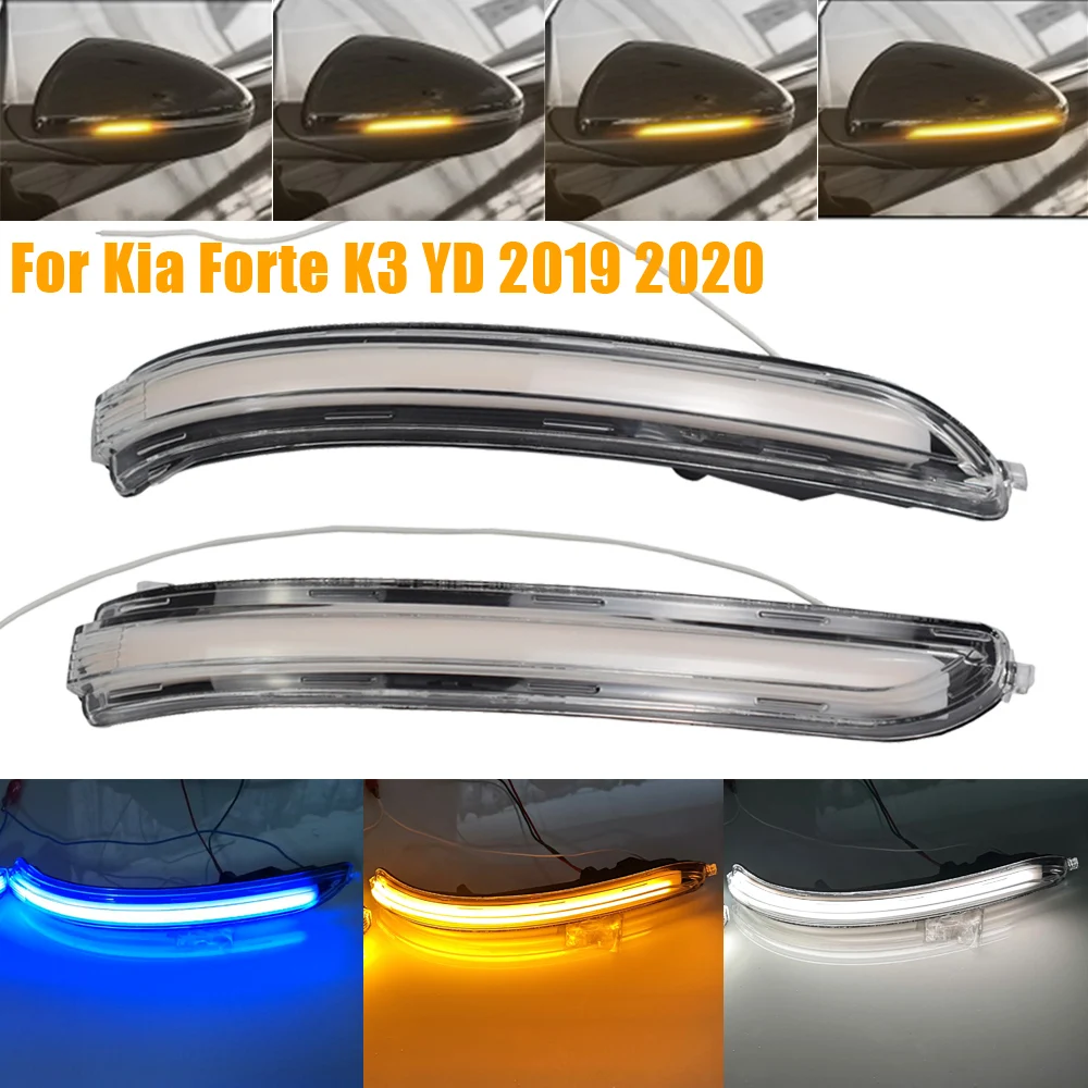 For Kia Forte K3 YD 2019-2020 LED Dynamic Turn Signal Light Side Wing Rearview Mirror Indicator Lamp Blue White Yellow
For Kia Forte K3 YD 2019-2020 LED Dynamic Turn Signal Light Side Wing Rearview Mirror Indicator Lamp Blue White Yellow
