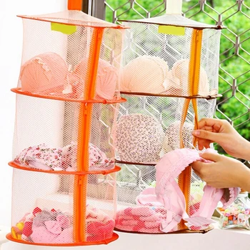 3-layer Mesh Drying Bra Basket Net with Zipper Bra Storage Cage Bag Hanging Clothes Bra Rack Clothes Drying Organizer DROPSHIP
3-layer Mesh Drying Bra Basket Net with Zipper Bra Storage Cage Bag Hanging Clothes Bra Rack Clothes Drying Organizer DROPSHIP