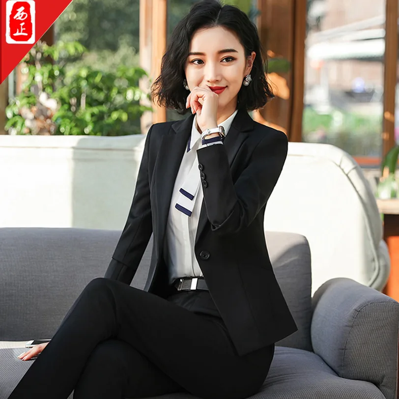2019 Autumn And Winter ji xin-Women's One-Button Black And White with Pattern Diagonal Pocket Business Long Sleeve Button Busine
2019 Autumn And Winter ji xin-Women's One-Button Black And White with Pattern Diagonal Pocket Business Long Sleeve Button Busine