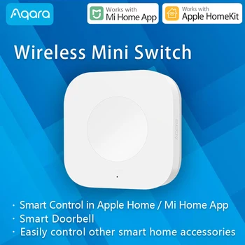 Aqara Wireless mini Switch Smart remote controller Zigbee work with Xiaomi Mi Home App Compatible Apple HomeKit Built In Gyro
Aqara Wireless mini Switch Smart remote controller Zigbee work with Xiaomi Mi Home App Compatible Apple HomeKit Built In Gyro