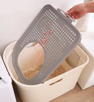 256 Cat Sand Pot Super-large Cat Toilet Anti-splashing Dung Pot Fully Closed Anti-odor Sand Pot Deodorizing Pot
256 Cat Sand Pot Super-large Cat Toilet Anti-splashing Dung Pot Fully Closed Anti-odor Sand Pot Deodorizing Pot