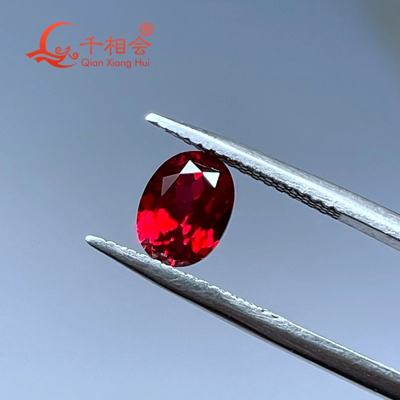 Czochralski method laboratory cultivation of ruby oval shape red color loose gemstone
Czochralski method laboratory cultivation of ruby oval shape red color loose gemstone