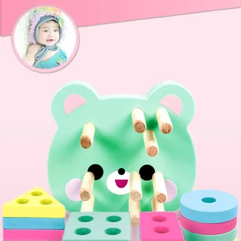 Wooden Toys Geometric Shape Baby Toy Building Block Cognitive Match Montessori Material Children Early Education Block Kids Toys
Wooden Toys Geometric Shape Baby Toy Building Block Cognitive Match Montessori Material Children Early Education Block Kids Toys