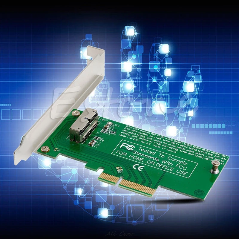Adapter card to PCIe X4 for Apple MacBook Air A1465 Mac Pro MD878 ME253 SSD Au06 19 Dropship
Adapter card to PCIe X4 for Apple MacBook Air A1465 Mac Pro MD878 ME253 SSD Au06 19 Dropship