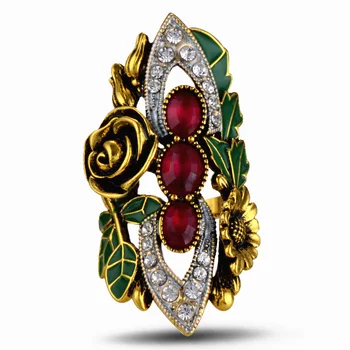 L'amour&ma Maxi Boho Enamel Leaves Rose Flower Rings for Women Luxurious Crystal Rings Statement Jewelry Bijuterias
L'amour&ma Maxi Boho Enamel Leaves Rose Flower Rings for Women Luxurious Crystal Rings Statement Jewelry Bijuterias