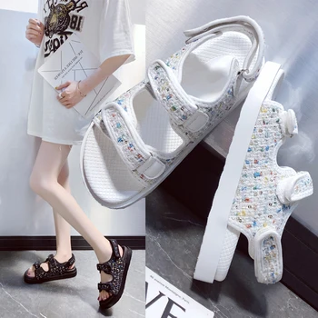 Soft Flat Sandal Shoe 2020 Sandals Summer Heels Muffins shoe Shoes Clogs Wedge Espadrilles Platform Med Flower Women's Female
Soft Flat Sandal Shoe 2020 Sandals Summer Heels Muffins shoe Shoes Clogs Wedge Espadrilles Platform Med Flower Women's Female