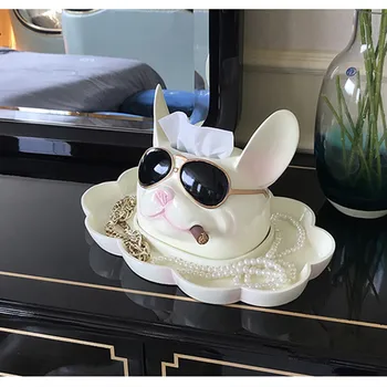 Creative Dog Statue Remote Control Multifunction Fruit Plate Tissue Box Storage Box Resin Animal Sculpture Home Decoration R2585
Creative Dog Statue Remote Control Multifunction Fruit Plate Tissue Box Storage Box Resin Animal Sculpture Home Decoration R2585
