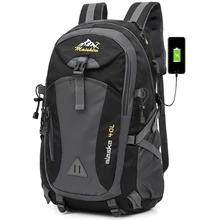 40l unisex à prova dunisex água dos homens mochila de viagem pacote saco de esportes ao ar livre montanhismo caminhadas escalada acampamento mochila para o sexo masculino(China)