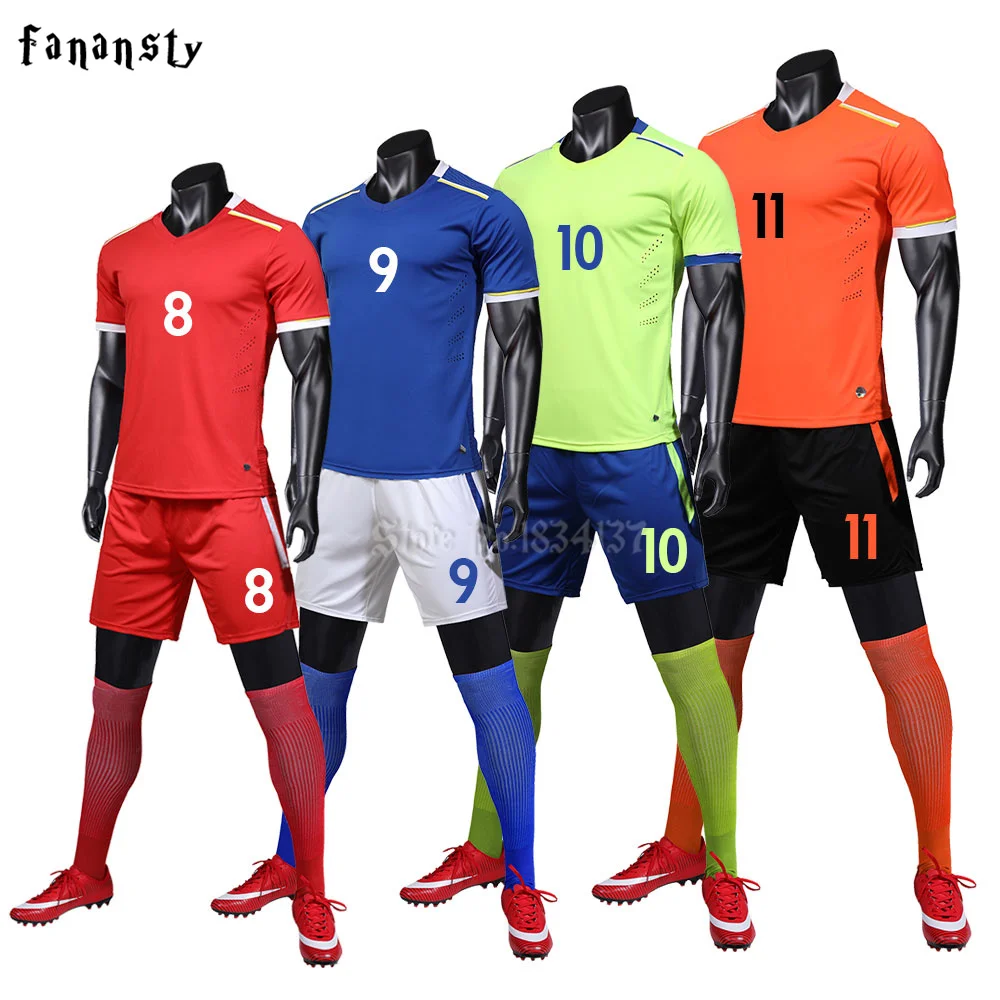 Soccer Jerseys Men Football Uniform Adult Soccer Dress Custom Running Football Suits Sportswear 2019 New
Soccer Jerseys Men Football Uniform Adult Soccer Dress Custom Running Football Suits Sportswear 2019 New