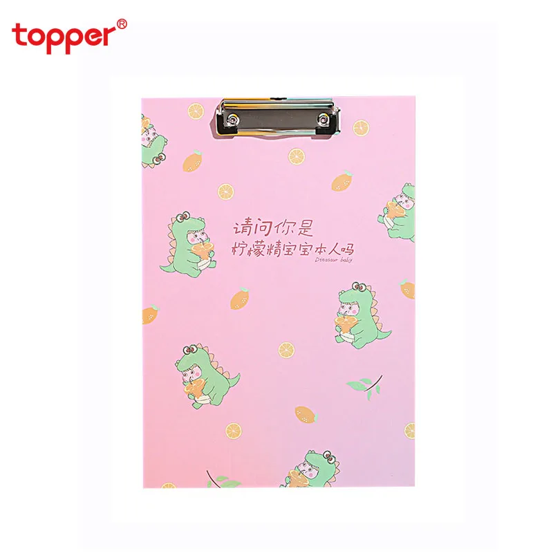 1pc Creative cartoon A4 file board cute dinosaur file folder for students writing pad test paper clip school office supplies new
1pc Creative cartoon A4 file board cute dinosaur file folder for students writing pad test paper clip school office supplies new