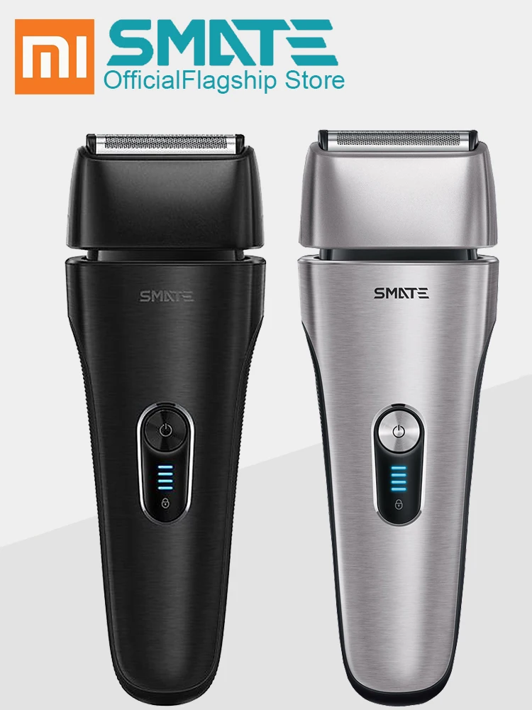 

For Xiaomi Mijia Smate Electric Shaver Men Razor Reciprocating 4 Blade Electric i-Shaver 3 Minute Fast Charge Dry/Wet Waterproof