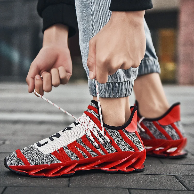 SENTA Breathable Men Running Shoes New Blade Cushioning Sports Shoes Comfortable Walking Jogging Training Shoes Zapatillas
SENTA Breathable Men Running Shoes New Blade Cushioning Sports Shoes Comfortable Walking Jogging Training Shoes Zapatillas