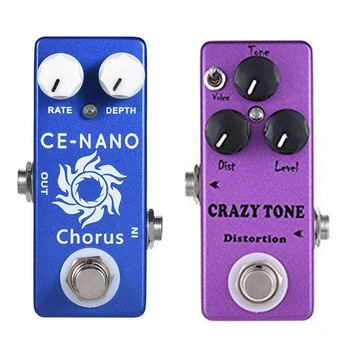 MOSKY 2pcs RIOT Distortion Single Guitar Effect Pedal True Bypass Guitar - CRAZY TONE & CE-NANO
MOSKY 2pcs RIOT Distortion Single Guitar Effect Pedal True Bypass Guitar - CRAZY TONE & CE-NANO