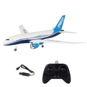 Simulated RC Aircraft Fixed-Wing EPP QF008 2.4G 3CH EPP 6-Axis Gyro with Light Bar DIY Remote Control Airplane