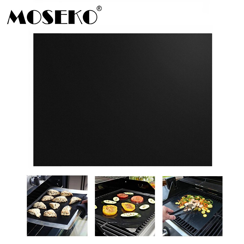 MOSEKO 1pc Non-stick BBQ Grill Mat Baking Mat Teflon Cooking Grilling Sheet Heat Resistance Easily Cleaned Kitchen Tools
MOSEKO 1pc Non-stick BBQ Grill Mat Baking Mat Teflon Cooking Grilling Sheet Heat Resistance Easily Cleaned Kitchen Tools