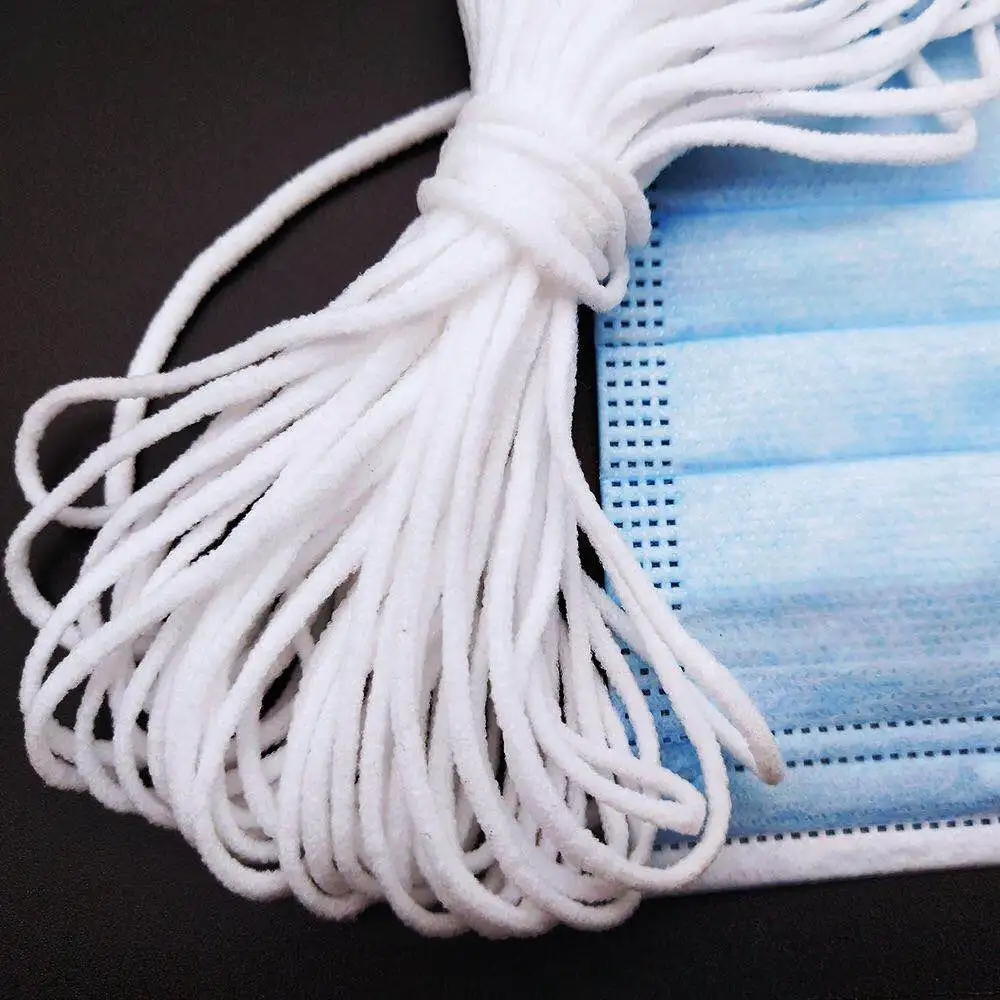 1.9kg 1800m Disposable Earloop Face Mouth Masks Rope 3mm Round Elastic Band Mask Cord Elastic Bands Line for Make Mouth Masks
1.9kg 1800m Disposable Earloop Face Mouth Masks Rope 3mm Round Elastic Band Mask Cord Elastic Bands Line for Make Mouth Masks
