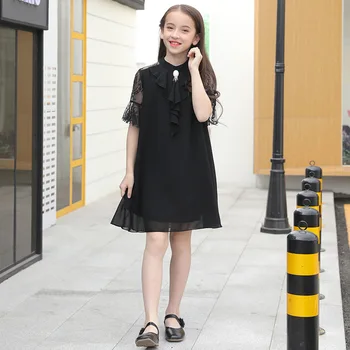 Girls Chiffon Princess Dresses Summer 2020 New Kids black lace Half sleeve Dress for girl Teenager party Clothing5 10 12 16Years
Girls Chiffon Princess Dresses Summer 2020 New Kids black lace Half sleeve Dress for girl Teenager party Clothing5 10 12 16Years