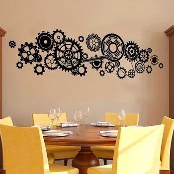 3D Wallpaper Murals On the WallSteampunk Gears and Cog Wall Decal removable For home office restaurant Kitchen Dining Room rb343
3D Wallpaper Murals On the WallSteampunk Gears and Cog Wall Decal removable For home office restaurant Kitchen Dining Room rb343