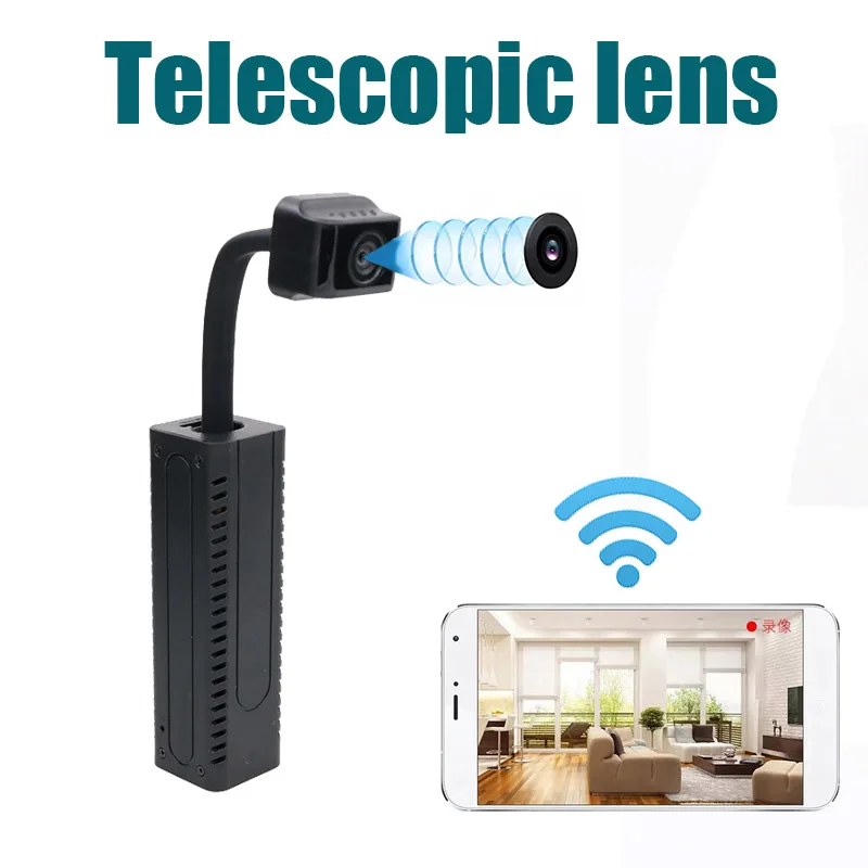 Extension lens HD 1080P Smart Mini Camera Wifi Wireless Surveillance IP Camera Motion Detection Loop Recording Micro Camcorder
Extension lens HD 1080P Smart Mini Camera Wifi Wireless Surveillance IP Camera Motion Detection Loop Recording Micro Camcorder
