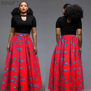 SUNGIFT African Dress For Women Dashiki African Print Elastic Waist Skirt Maxi Length 2019 Summer 5 Mix Color Skirt Daily Dress
SUNGIFT African Dress For Women Dashiki African Print Elastic Waist Skirt Maxi Length 2019 Summer 5 Mix Color Skirt Daily Dress