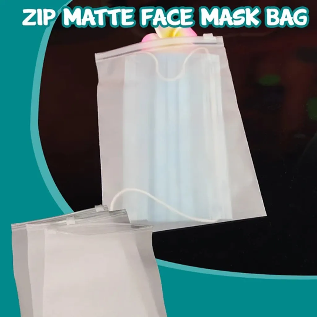 3pcs Waterproof Translucent Zip Portable Dustproof Mask Storage Bag Convenient Face Masks Container Disposable Mask Storage Bags
3pcs Waterproof Translucent Zip Portable Dustproof Mask Storage Bag Convenient Face Masks Container Disposable Mask Storage Bags