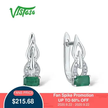 VISTOSO Gold Earrings For Women 14K 585 White Gold Glamorous Elegant Shiny Emerald Sparkling Diamond Luxury Trendy Fine Jewelry
VISTOSO Gold Earrings For Women 14K 585 White Gold Glamorous Elegant Shiny Emerald Sparkling Diamond Luxury Trendy Fine Jewelry