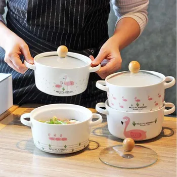 Flamingo Printing Salad Bowl Colorful Porcelain Bowls Cute Creative Soup Bowl Noodle Dessert Snack Bowl Household Tableware
Flamingo Printing Salad Bowl Colorful Porcelain Bowls Cute Creative Soup Bowl Noodle Dessert Snack Bowl Household Tableware