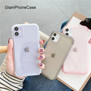 GlamPhoneCase Transparent Solid Color Phone Case For iPhone11Pro/Max X XS Max XR Silicone Cover For iPhone11 7 8 6 6s Plus Case
GlamPhoneCase Transparent Solid Color Phone Case For iPhone11Pro/Max X XS Max XR Silicone Cover For iPhone11 7 8 6 6s Plus Case